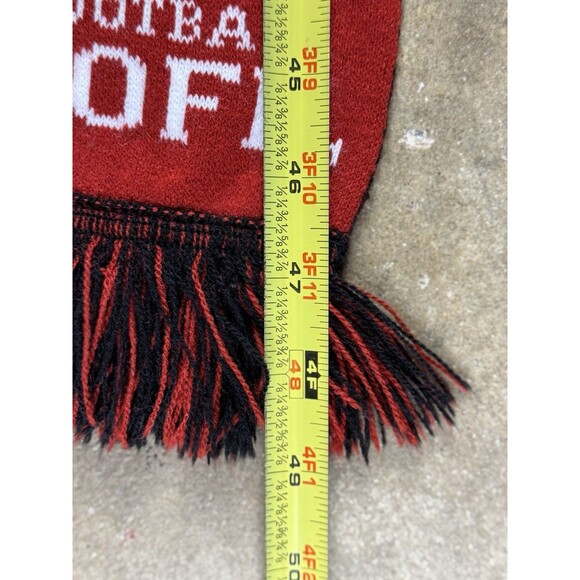 Taco Bell College Football Playoff Student Section Scarf Red‎ Black - Picture 8 of 9